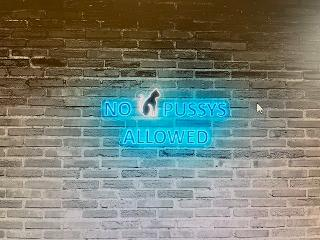 NO PUSSYS ALLOWED logo