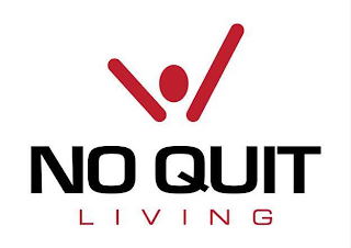 NO QUIT LIVING logo