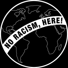 NO RACISM, HERE! logo