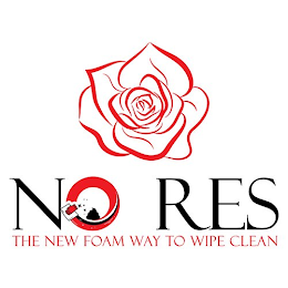 NO RES THE NEW FOAM WAY TO WIPE CLEAN logo