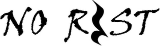 NO REST logo