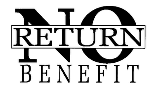 NO RETURN BENEFIT logo