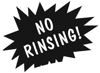 NO RINSING! logo