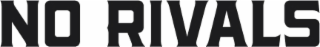 NO RIVALS logo