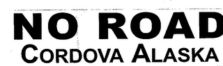NO ROAD CORDOVA ALASKA logo