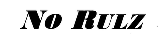 NO RULZ logo