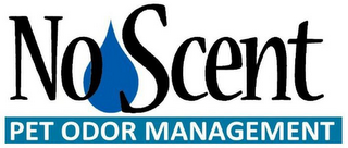 NO SCENT PET ODOR MANAGEMENT logo