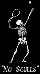 "NO SCULLS" logo