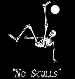 "NO SCULLS" logo