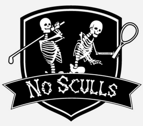 "NO SCULLS" logo