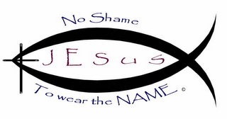 NO SHAME TO WEAR THE NAME JESUS logo