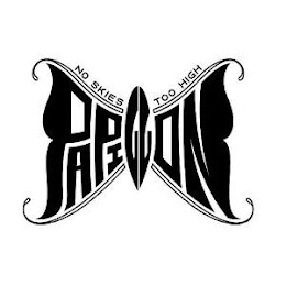 NO SKIES TOO HIGH PAPILLON logo