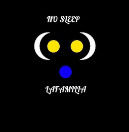NO SLEEP LAFAMILIA logo