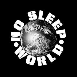 · NO SLEEP · WORLD logo