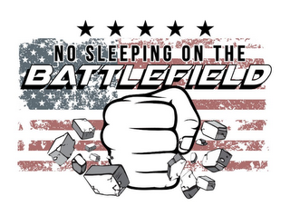 NO SLEEPING ON THE BATTLEFIELD logo