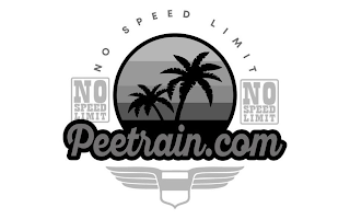 NO SPEED LIMIT PEETRAIN.COM NO SPEED LIMIT NO SPEED LIMIT logo