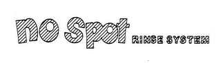 NO SPOT RINSE SYSTEM logo