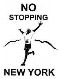 NO STOPPING NEW YORK 212 logo