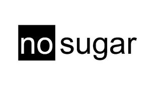 NO SUGAR logo