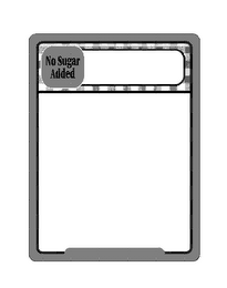 NO SUGAR ADDED logo