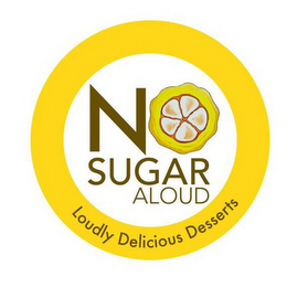 NO SUGAR ALOUD LOUDLY DELICIOUS DESSERTS logo