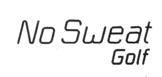 NO SWEAT GOLF logo