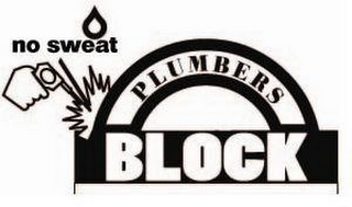 NO SWEAT PLUMBERS BLOCK logo