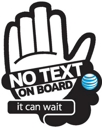 NO TEXT ON BOARD IT CAN WAIT logo