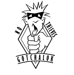NO THIEVES GOTCHALOK logo