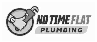 NO TIME FLAT PLUMBING logo