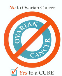 NO TO OVARIAN CANCER OVARIAN CANCER YES TO A CURE logo