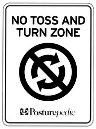 NO TOSS AND TURN ZONE SEALY POSTUREPEDIC logo