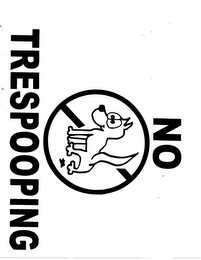 NO TRESPOOPING logo