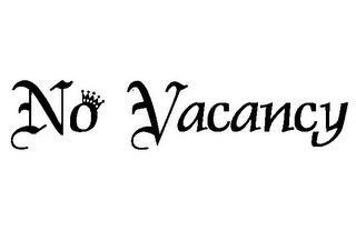 NO VACANCY logo