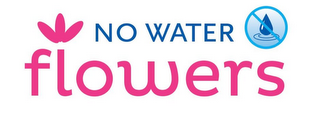 NO WATER FLOWERS logo