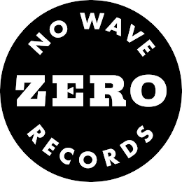 NO WAVE ZERO RECORDS logo