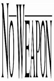NO WEAPON logo
