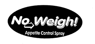 NO WEIGH! APPETITE CONTROL SPRAY logo