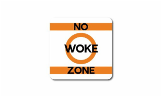 NO WOKE ZONE logo