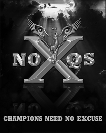 NO X QS CHAMPIONS NEED NO EXCUSE logo