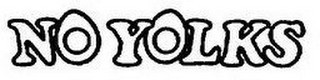 NO YOLKS logo