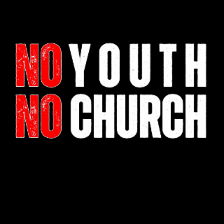 NO YOUTH NO CHURCH logo