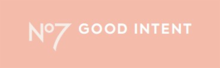 NO7 GOOD INTENT logo