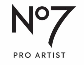NO7 PRO ARTIST logo