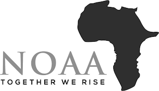 NOAA TOGETHER WE RISE logo
