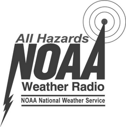 NOAA WEATHER RADIO ALL HAZARDS NOAA NATIONAL WEATHER SERVICE logo
