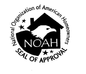 NOAH NATIONAL ORGANIZATION OF AMERICAN HOMEOWNERS SEAL OF APPROVAL logo