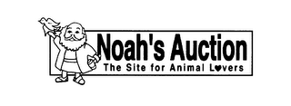 NOAH'S AUCTION THE SITE FOR ANIMAL LOVERS logo