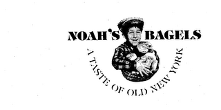 NOAH'S BAGELS A TASTE OF OLD NEW YORK logo