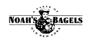 NOAH'S BAGELS A TASTE OF OLD NEW YORK logo